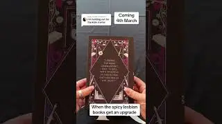 When the spicy lesbian books get an upgrade...