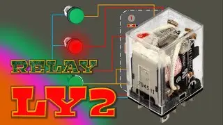 CARA KERJA RELAY LY2 || RELAY 8 PIN,WIRING DIAGRAM RELAY