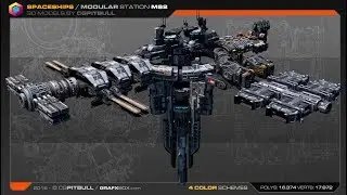 Spaceships / Modular Space Station MS2