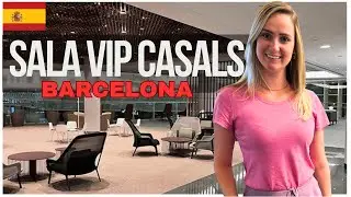 SALA VIP PAU CASALS (Barcelona): LUXO ABSOLUTO! ✨ Tour na MAIOR Sala VIP da Espanha! 🇪🇸