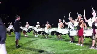 UMass Drumline 2011: Big Noise - Battery & Pit - Band Camp (2)
