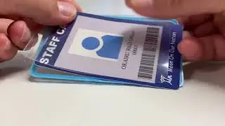 3D printed card badge