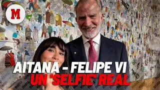 Aitana protagoniza su 'selfie' m&aacute;s natural junto al rey Felipe VI I MARCA