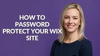 HOW TO PASSWORD PROTECT YOUR WIX SITE - Julia'sTutorials