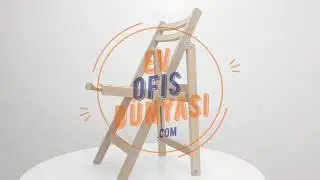 Exen Katlanır Ham Ahşap Sandalye