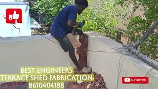 Terrace shed Fabrication Metal Roofing Contractors Steel Buildings Construction In India