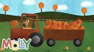 Counting Pumpkins | A HALLOWEEN SONG | Miss Molly Sing Along Songs