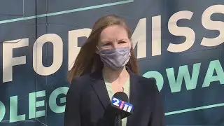 Gubernatorial candidate Nicole Galloway hosting a socially distant election watch party