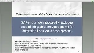 An Overview to Scaling Agile with Scaled Agile Framework