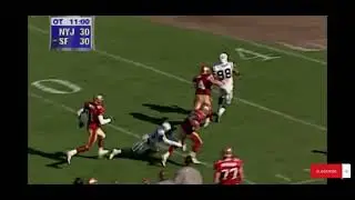 Garrison Hearst with a insane rushing touchdown!!! What a run! That's fantastic and insane!! Wowzers