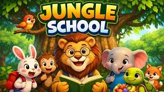 Jungle School Story 🐘🐰 | Moral Story for Kids |Never laugh at someone’s weakness. Kindness🌈