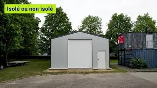 Hangar de stockage isol&eacute; H712h