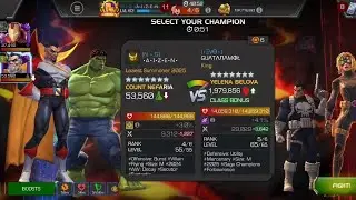 Rank 5 Yelena Belova on defense! Another Node 3 Yelena duty for me.