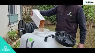 Semer par hydro-projection avec l'ESPRAY&reg; MINI d'URBAVERT&reg;, soci&eacute;t&eacute; Lyonnaise