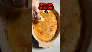 Easy Salsa Cheese Dip Game Day Appetizer