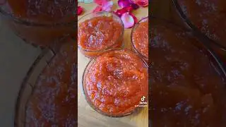 # Homemade # Apple jam recipe # Using fresh pickled apples 🍏