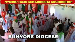 Nyimbo Kumkaribisha Askofu Mkuu Albert Obede Kuhutubia Waumini