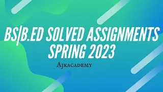 bed | bs solved assignment spring 2023