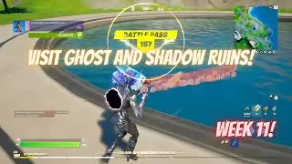 Visit GHOST and SHADOW ruins - Fortnite - Week 11 - Epic Quest