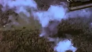 USAF Forward Air Control F 100 Supports U S  Army during the Vietnam War Footage