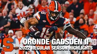 Oronde Gadsden II 2022 Season Highlights | Syracuse TE