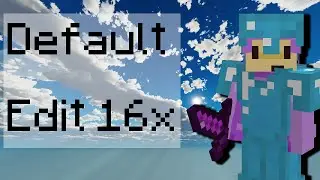 The BEST 16x Default Edit PvP Pack For MCPE