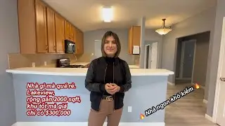 Nh&agrave; g&igrave; qu&aacute; rẻ | Rộng 2,000 sqft, lake view, 4 ph&ograve;ng ngủ, khu tốt m&agrave; chỉ c&oacute; $300,000 c&ograve;n trả gi&aacute; được