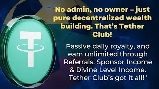 Pr&eacute;sentation officielle de l'entreprise (fran&ccedil;ais) 👉🏼 Official Presentation in French- Tether Club ✅