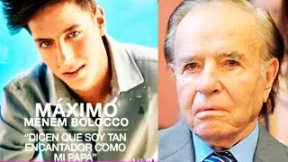 Sorprendió la imagen de Máximo Menem y reveló cómo fue la misteriosa y última charla con su papá