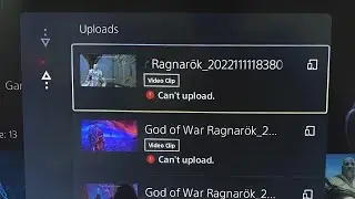 Can&rsquo;t Upload - PS5 error (Fix)