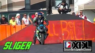 KYLE SLIGER run at the XDL streetbike championship PITTSBURG PA 2017