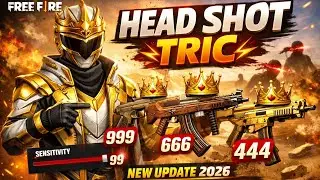 New update 2026 free fire all tu all device headshot trick 100%
