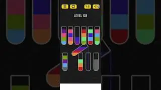 2022! Water Sort Level 138 Walkthrough Solution Android/iOS
