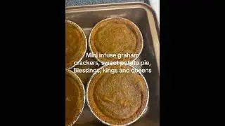 Good evening, kings and queens infuse mini grand cracker, sweet potato pie