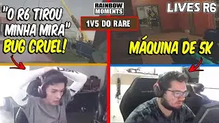 5K LINDO DO PALUH, LAGONIS TILTANDO COM O GAME, CLUTCH 1x5 DO RARE - MELHORES MOMENTOS LIVES R6