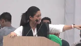 Alka Lamba's speech | Satyagraha against Govt&rsquo;s Agnipath scheme & vendetta politics at Jantar Mantar