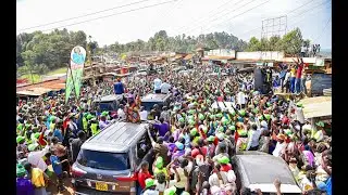 LIVE NOW: How Gachagua, Matiang'i, Kalonzo, Wamalwa, Karua stormed Gitugi Market- Mathioya Muranga.