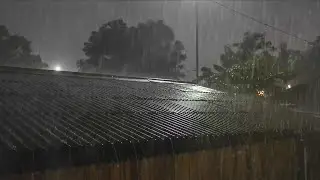 99.9% Fall Asleep Instantly To Heavy Rain & Thunder – No Talking, Just Pure Sleep Sounds