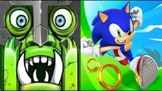Running Lost Castle vs Sonic Dash