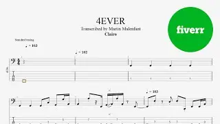 Clairo - 4EVER (bass tab)