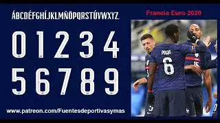 Tipografia Francia Euro 2020 France Font Euro 2020 Fonte France Euro 2020
