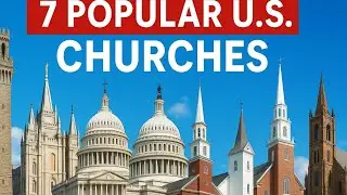 7 Most Famous Cathedrals in USA | Stunning American Churches & History Revealed#viral 