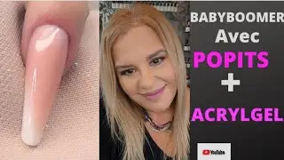 #tuto #babyboomer sur #popits avec #poly-acrylgel