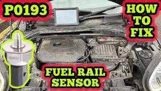 BMW / Mini P0193 Короткое замыкание датчика давления в топливной рампе - Как устранить