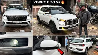 NEW VENUE BASE E TO TOP MODEL SX WITH PRICE🔥VENUE BASE TO TOP MODIFICATION✅ VENUE MODIFIED 2025 ❤️
