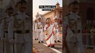 77th Republic Day Parade Delhi 🇮🇳 | Kartavya Path Claymation (MittiMotion)