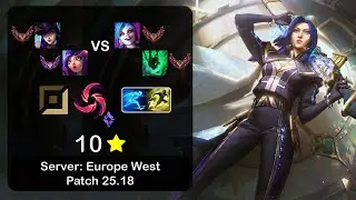 Caitlyn ADC + Neeko vs Jinx + Thresh - EUW GrandMaster - Patch 25.18