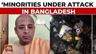 ISKCON Temple Priest Recounts Horror, Shows Broken Idols In Temple | Bangladesh Crisis Escalates