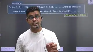 JEE Main 2024 PYQ✅️Sequence & Series-2✅️JEE Mains & Advanced 2025 #jee2025 #jeemains2025 #maths #jee