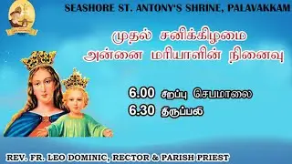 Daily Tamil Mass, First Saturday Devotion to Mother Mary  (04-07-2020)